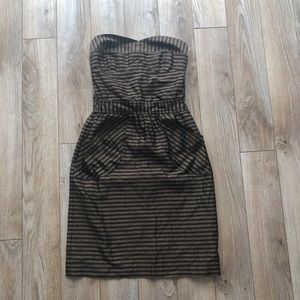 Strapless striped dress by Sylvester - Size Small